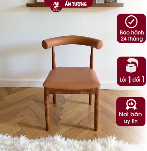 Ghế nhà hàng phòng lạnh nệm đẹp, nhỏ gọn AT7121 tại Nội Thất Ấn Tượng