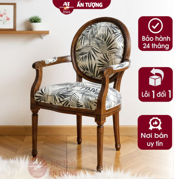Ghế nhà hàng phòng sang trọng AT4591 Nội Thất Ấn Tượng