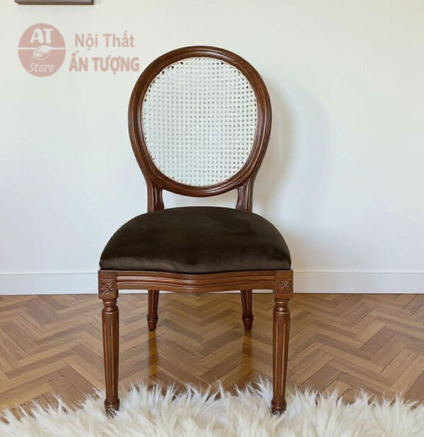 Ghế nhà hàng cổ điển vintage AT6391 Nội Thất Ấn Tượng