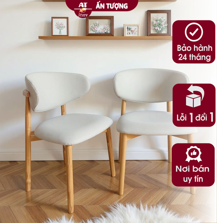 Ghế quán trà sữa ghế quán cafe nhà hàng AT9742 tại Nội Thất Ấn Tượng