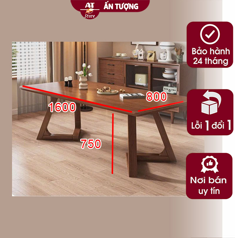 Bàn ăn gia đình 6 người sang trọng cao cấp cho căn hộ, phòng ăn AT5935 tại Nội Thất Ấn Tượng