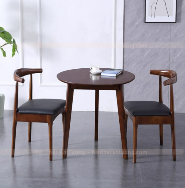Bàn ghế nhà hàng đẹp độc đáo nhỏ gọn AT5119 tại Nội Thất Ấn Tượng