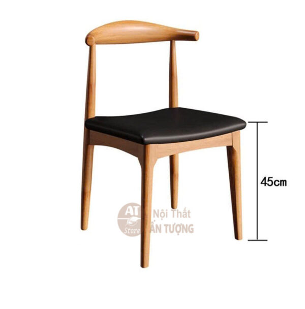 Ghế ăn cơm gia đình đẹp rẻ màu tự nhiên AT3618 tại Nội Thất Ấn Tượng