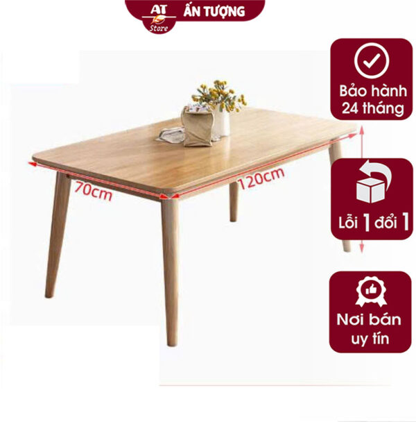 Bàn ăn 6 người đẹp cho gia đình căn hộ sang trọng AT9545 tại Nội Thất Ấn Tượng
