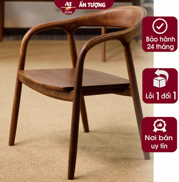 Ghế ăn gỗ Ash sang trọng cho căn hộ chung cư AT2894 tại Nội Thất Ấn Tượng