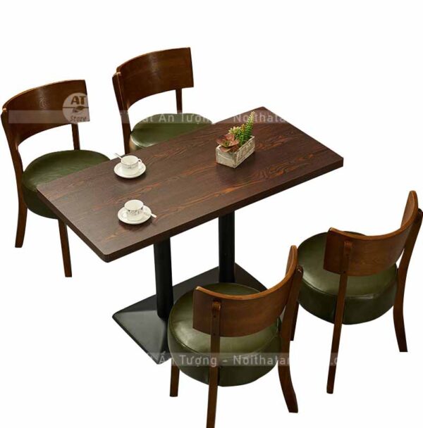 Bàn ghế nhà hàng đẹp giá rẻ TPHCM AT4221 tại Nội Thất Ấn Tượng