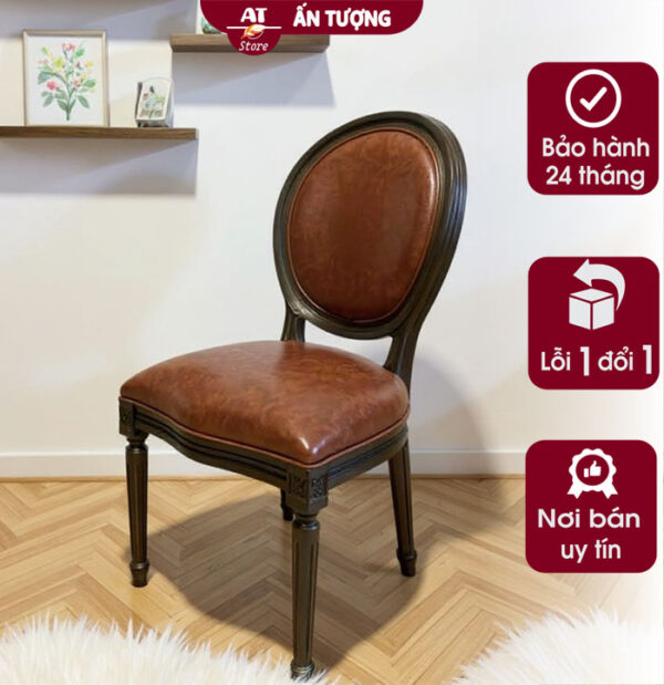 Mẫu ghế nhà hàng quán ăn sang trọng cho nhà hàng AT7855 tại Nội Thất Ấn Tượng