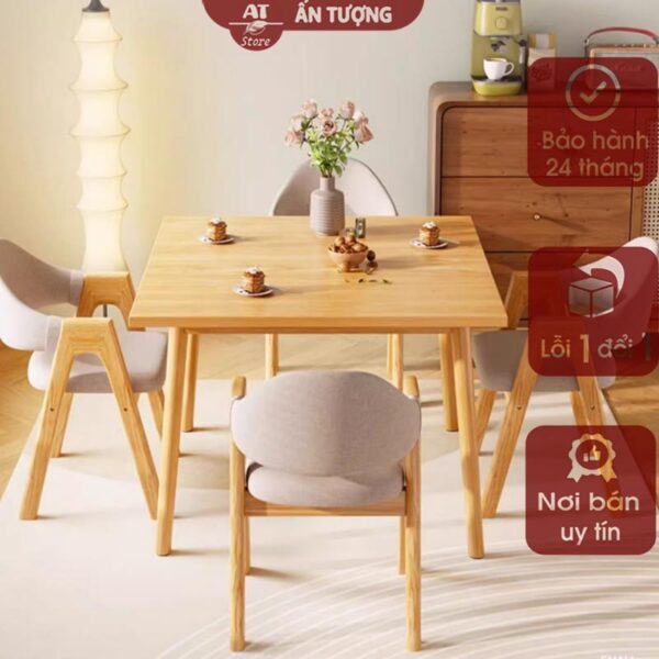 Bàn ghế nhà hàng, quán bún đậu, ăn vặt AT6948 đẹp rẻ tại Nội Thất Ấn Tượng