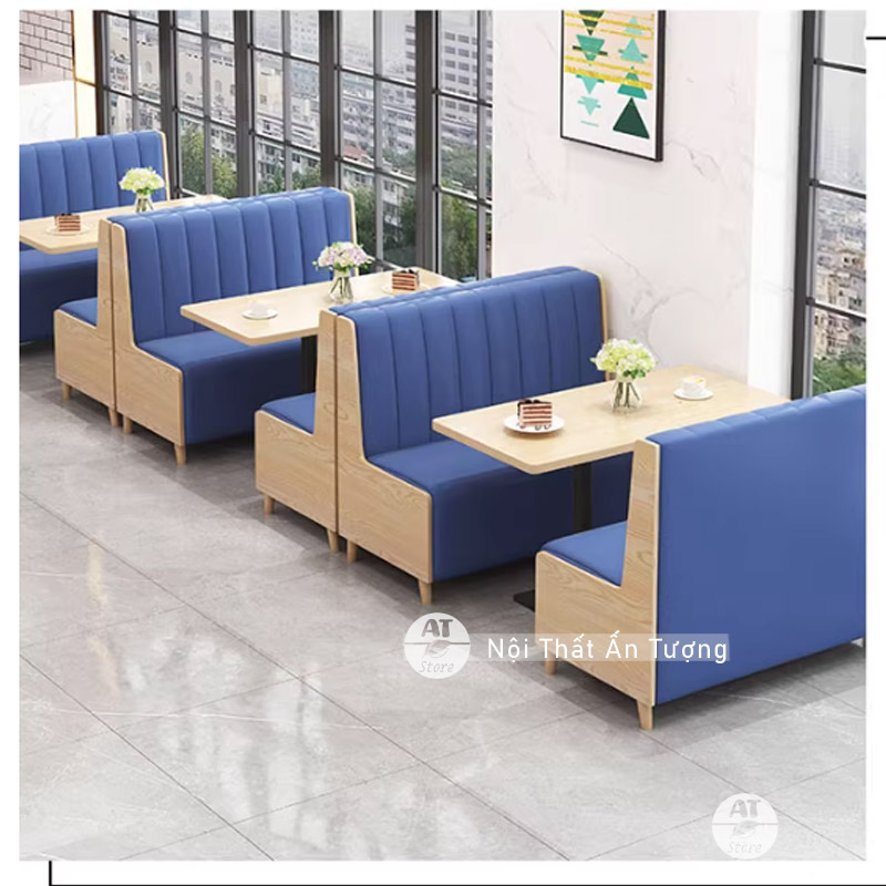 Sofa nhà hàng, quán ăn nhanh, lẩu nướng AT2449