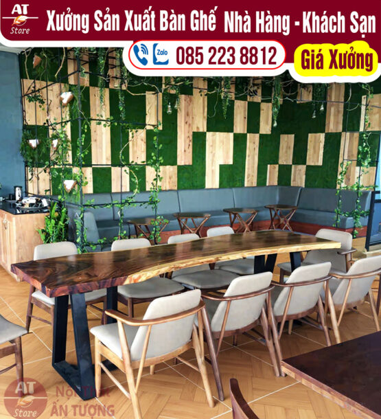 Ghế nhà hàng đẹp AT8592 - Nội Thất Ấn Tượng