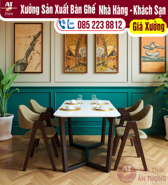 Ghế nhà hàng giá rẻ đẹp AT6597 tại Nội Thất Ấn Tượng