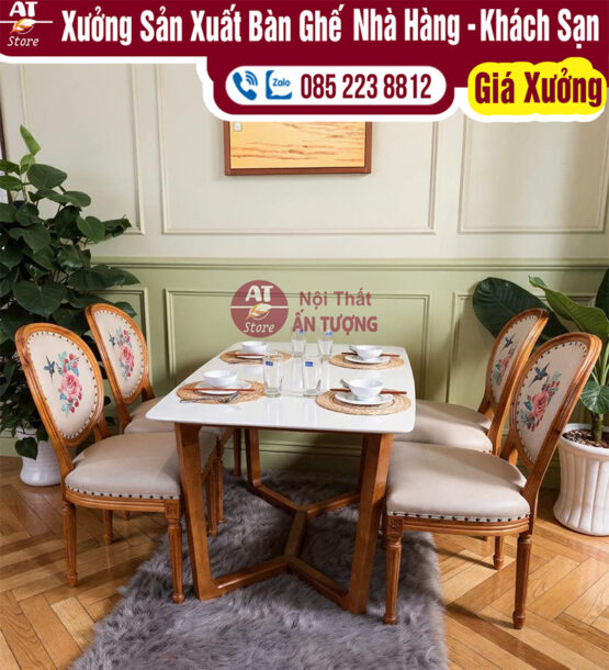 Ghế nhà hàng khách sạn cao cấp Cổ điển đẹp - Nội Thất Ấn Tượng
