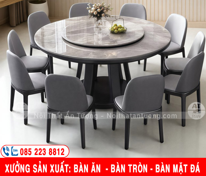 Bàn ghế ăn gia đình 8 ghế 10 ghế sang trọng